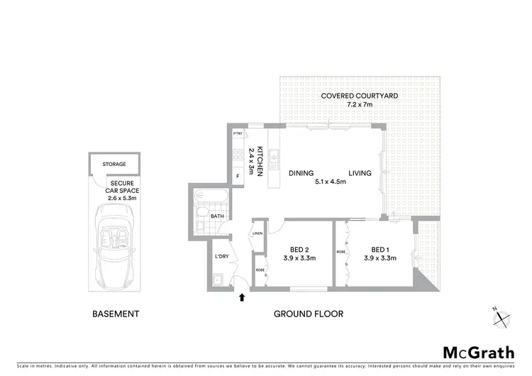 Floorplan of Homely apartment listing, G06N/1 Lardelli Drive, Ryde NSW 2112