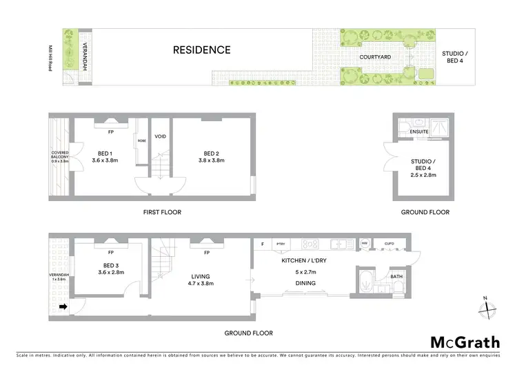 Floorplan of Homely house listing, 108 Mill Hill Road, Bondi Junction NSW 2022