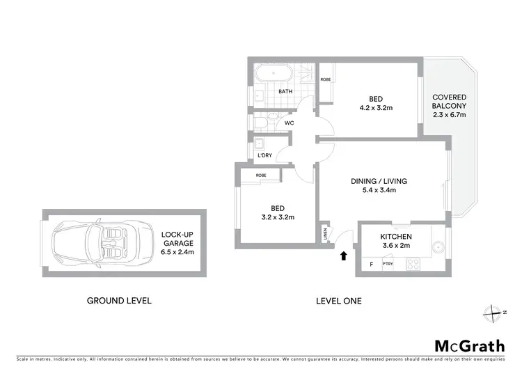 Floorplan of Homely unit listing, 7/62 Grosvenor Crescent, Summer Hill NSW 2130