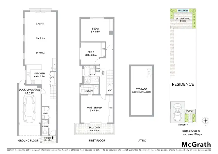 Floorplan of Homely house listing, 13 Want Street, Rosebery NSW 2018