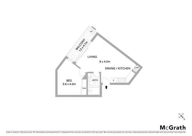 Floorplan of Homely apartment listing, 28/23 Irwell Street, St Kilda VIC 3182