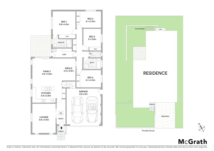 Floorplan of Homely house listing, 32 Thunder Circuit, Harrison ACT 2914