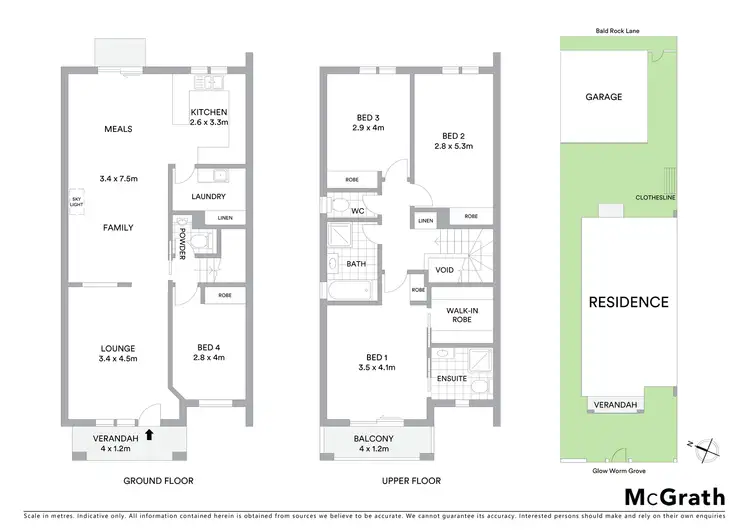 Floorplan of Homely house listing, 14 Glow Worm Grove, Harrison ACT 2914