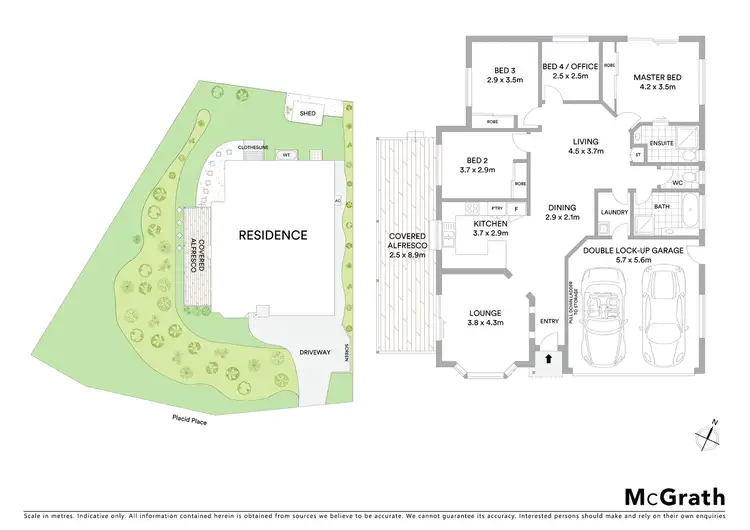 Floorplan of Homely house listing, 13 Placid Place, Buderim QLD 4556