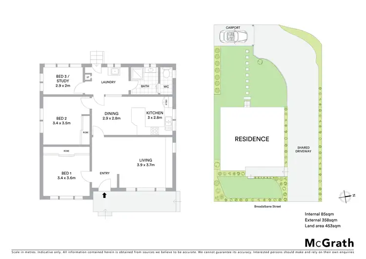 Floorplan of Homely house listing, 1/30 Breadalbane Street, Newcomb VIC 3219