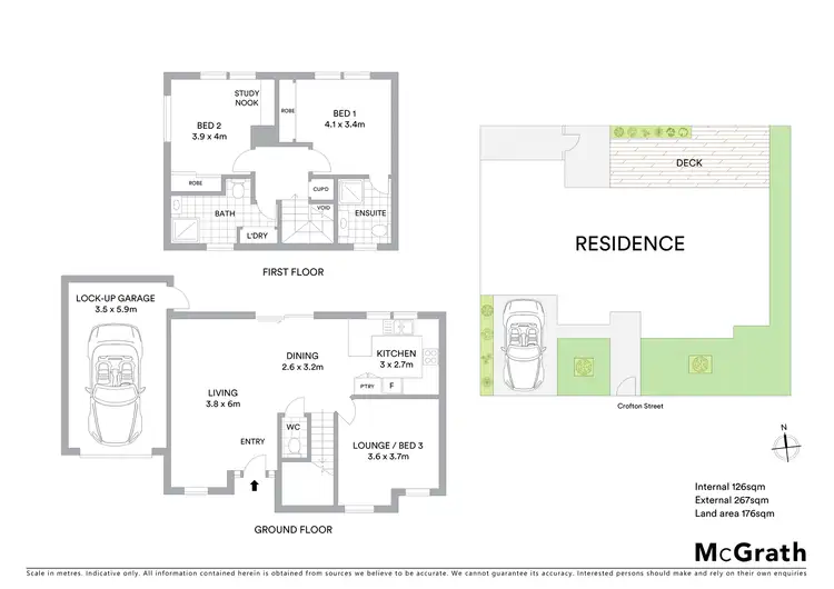 Floorplan of Homely house listing, 60 Crofton Street, Geelong West VIC 3218