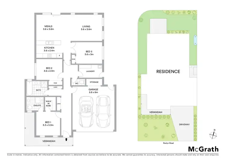 Floorplan of Homely house listing, 1/4 Roslyn Road, Belmont VIC 3216