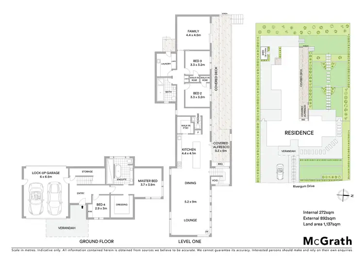 Floorplan of Homely house listing, 96-98 Rivergum Drive, Highton VIC 3216