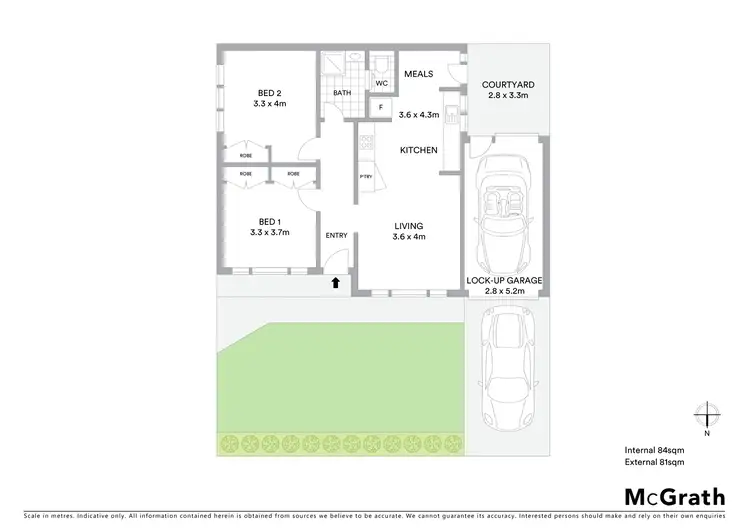 Floorplan of Homely unit listing, 1/17 Lascelles Avenue, Manifold Heights VIC 3218