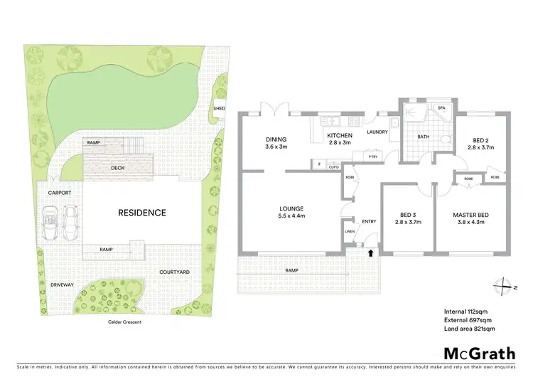 Floorplan of Homely house listing, 58 Calder Crescent, Holder ACT 2611