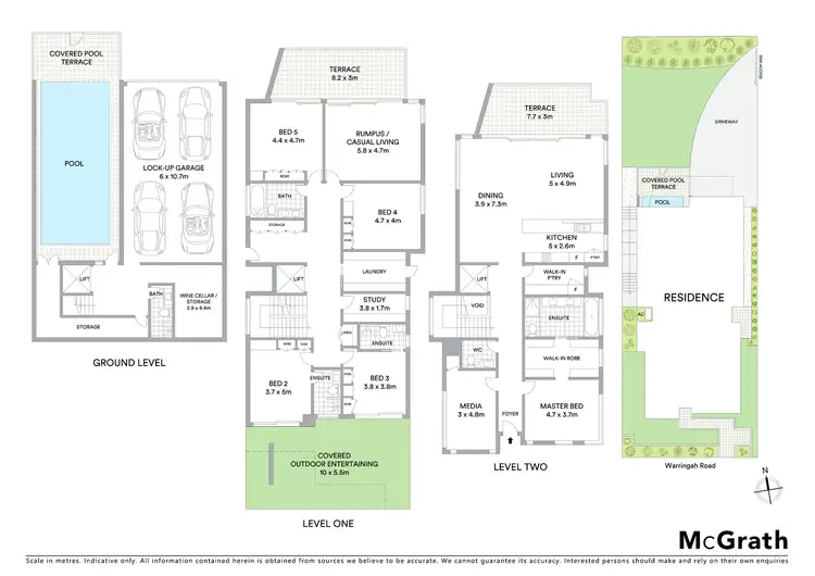 Floorplan of Homely house listing, 9 Warringah Road, Mosman NSW 2088