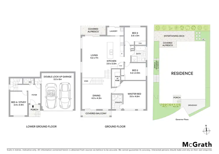 Floorplan of Homely house listing, 13 Governor Place, Winston Hills NSW 2153