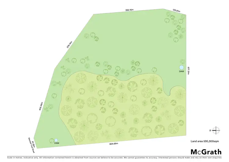 Floorplan of Homely land listing, Proposed Lot 2/840 Marked Tree Road, Gundaroo NSW 2620