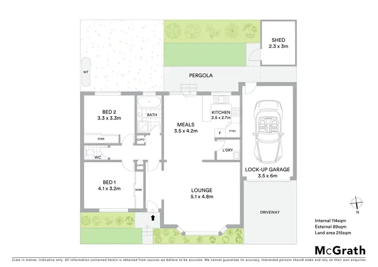Floorplan of Homely unit listing, 2/44 Elizabeth Street, Bayswater VIC 3153