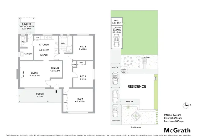 Floorplan of Homely house listing, 7 Ethel Avenue, Lalor VIC 3075