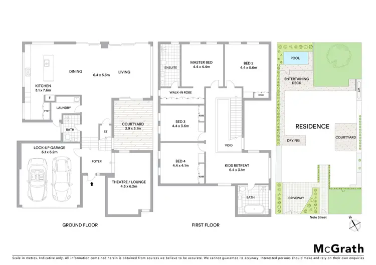 Floorplan of Homely house listing, 1 Note Street, Hunters Hill NSW 2110