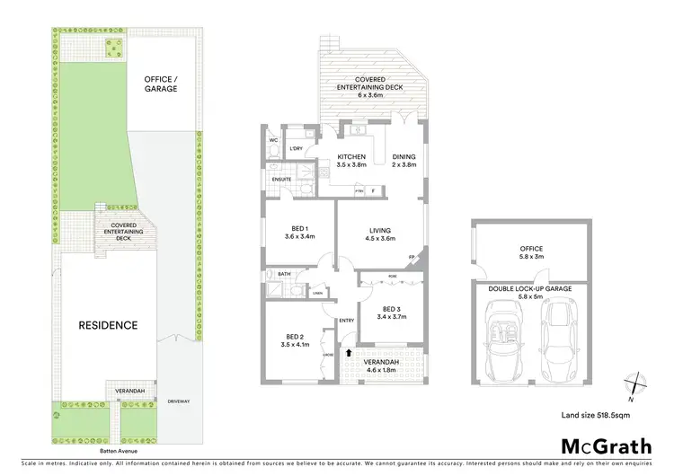 Floorplan of Homely house listing, 9 Batten Avenue, Melrose Park NSW 2114