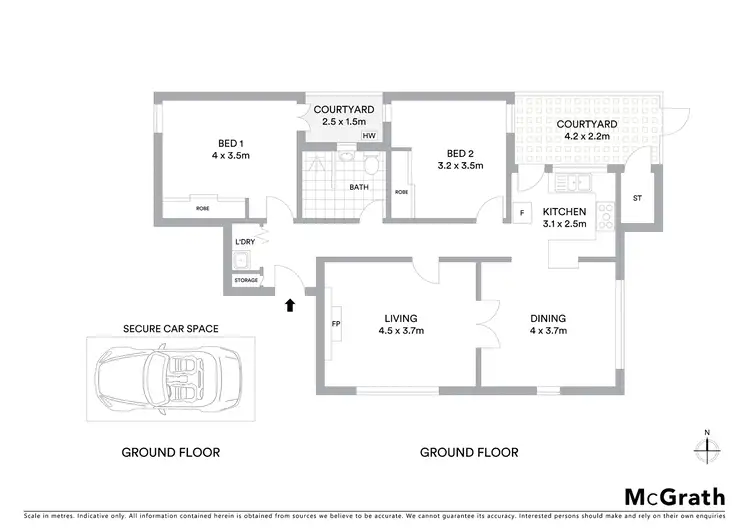 Floorplan of Homely apartment listing, 1/113 Westbury Street, Balaclava VIC 3183