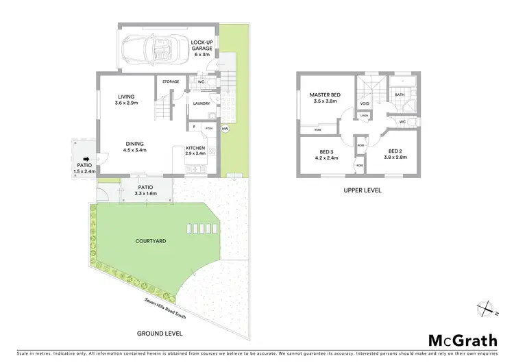 Floorplan of Homely townhouse listing, 3/54-56 Seven Hills Road South, Seven Hills NSW 2147