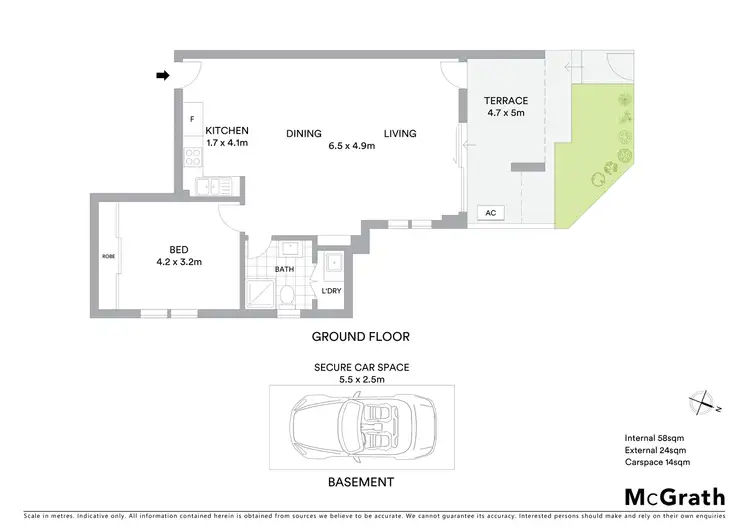 Floorplan of Homely apartment listing, 2/10 Duke Street, Kensington NSW 2033