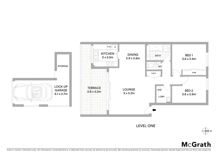 Floorplan of Homely apartment listing, 27/25 Best Street, Lane Cove NSW 2066