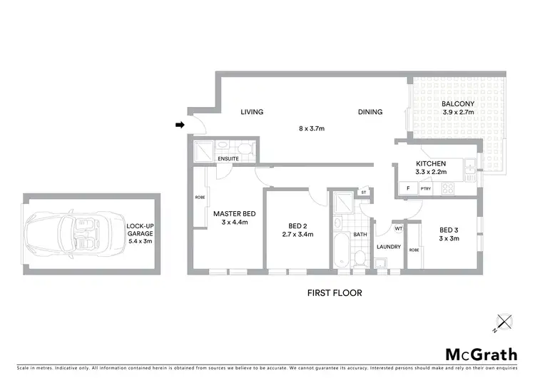 Floorplan of Homely apartment listing, 4/21-23 Bruce Street, Brighton-le-sands NSW 2216