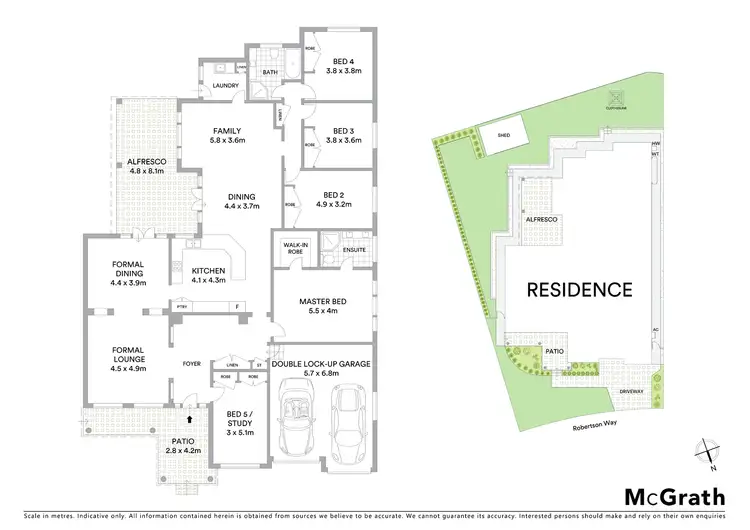 Floorplan of Homely house listing, 45 Robertson Way, Camden Park NSW 2570