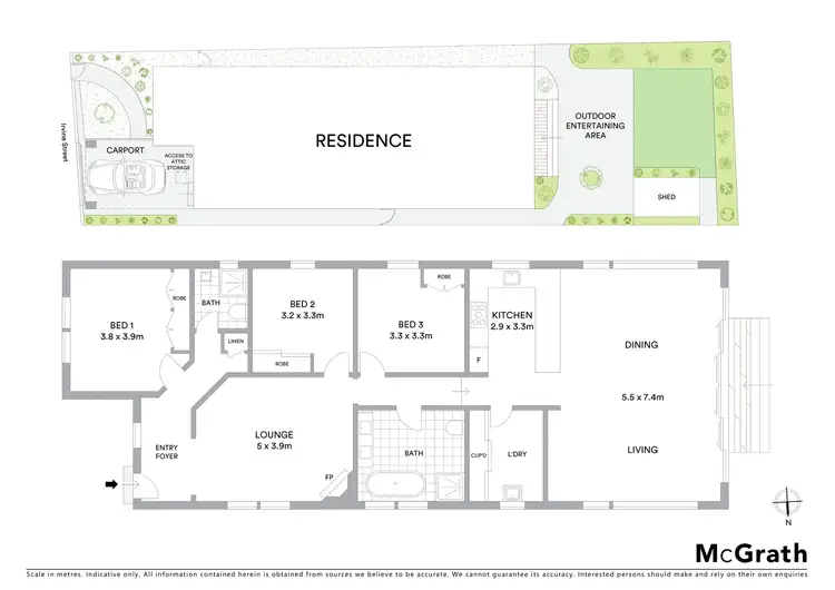 Floorplan of Homely house listing, 58 Irvine Street, Kingsford NSW 2032