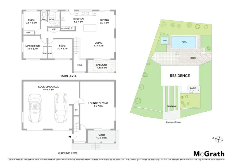 Floorplan of Homely house listing, 14 Eastment Street, Bardon QLD 4065