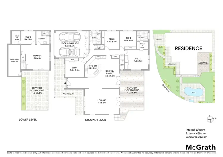 Floorplan of Homely house listing, 8 Orion Close, Port Macquarie NSW 2444