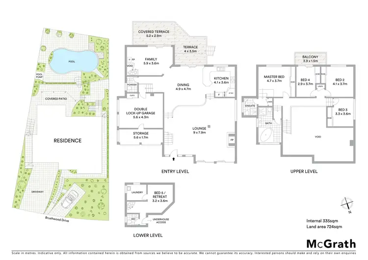 Floorplan of Homely house listing, 66 Brushwood Drive, Alfords Point NSW 2234