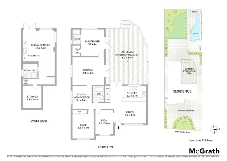 Floorplan of Homely house listing, 131 North Rocks Road, North Rocks NSW 2151