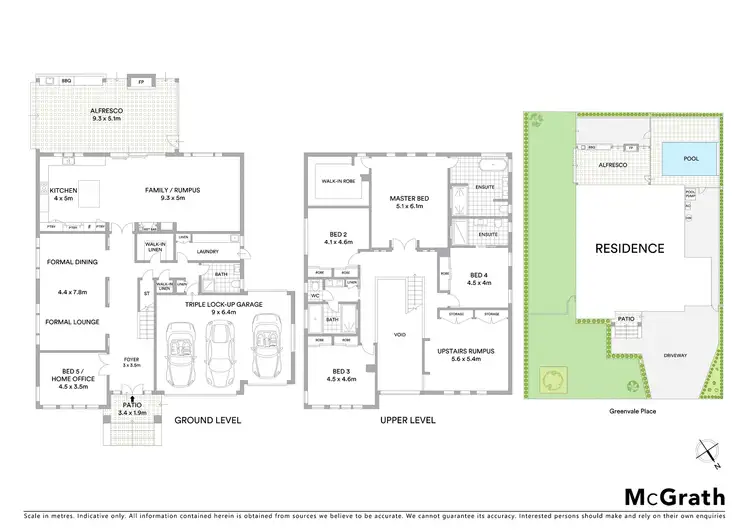 Floorplan of Homely house listing, 3 Greenvale Place, Castle Hill NSW 2154