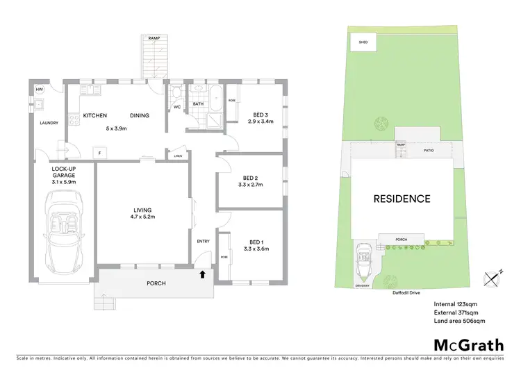 Floorplan of Homely house listing, 9 Daffodil Drive, Woy Woy NSW 2256