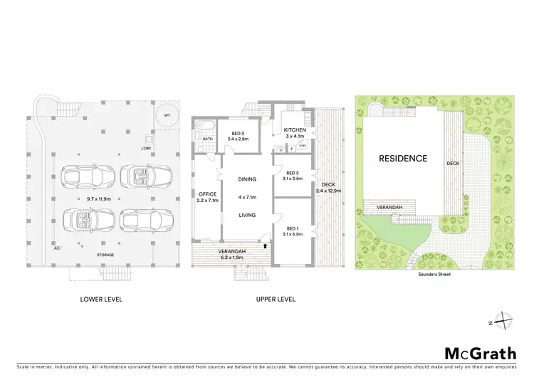 Floorplan of Homely house listing, 4 Saunders Street, Indooroopilly QLD 4068