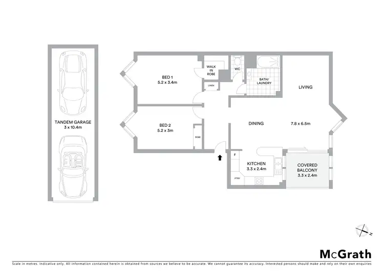 Floorplan of Homely unit listing, 23/44 Brisbane Street, Toowong QLD 4066
