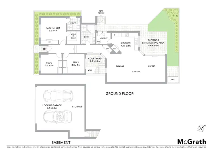 Floorplan of Homely villa listing, 8/5 Ellis Street, Sylvania NSW 2224