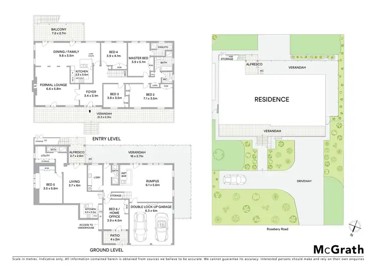 Floorplan of Homely house listing, 65 Rosebery Road, Kellyville NSW 2155