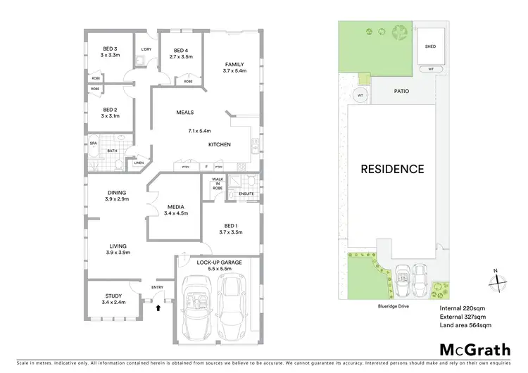 Floorplan of Homely house listing, 160 Blueridge Drive, Blue Haven NSW 2262