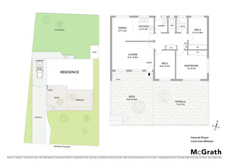 Floorplan of Homely house listing, 22 Jamieson Crescent, Kambah ACT 2902