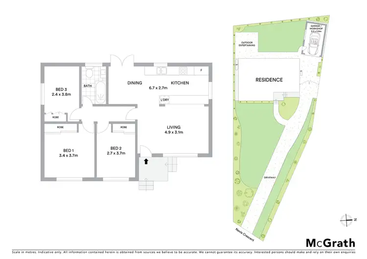 Floorplan of Homely house listing, 24 Nevis Crescent, Seven Hills NSW 2147