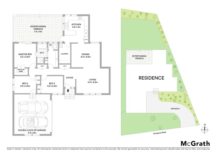 Floorplan of Homely house listing, 50 Kirkstone Road, Wheeler Heights NSW 2097