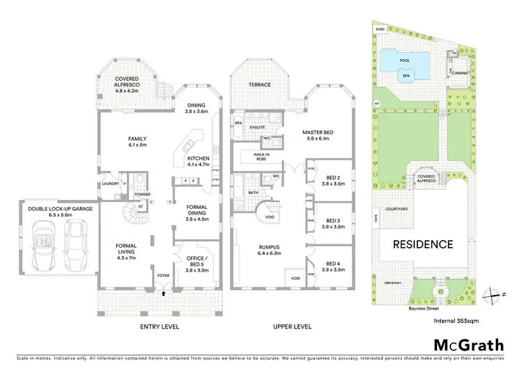 Floorplan of Homely house listing, 25 Bayview Street, Tennyson Point NSW 2111