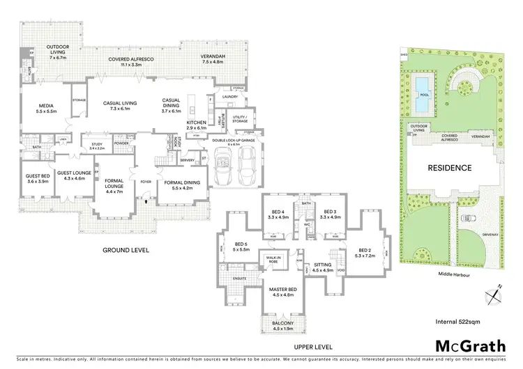 Floorplan of Homely house listing, 134 Middle Harbour Road, East Lindfield NSW 2070