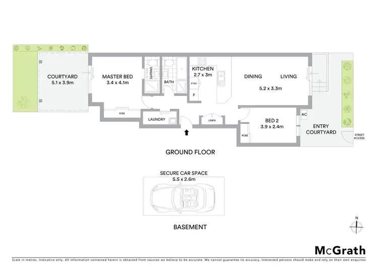 Floorplan of Homely unit listing, 48/219 Chalmers Street, Redfern NSW 2016