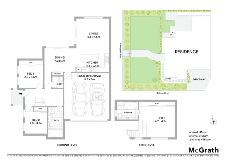 Floorplan of Homely townhouse listing, 556 Huntingdale Road, Mount Waverley VIC 3149
