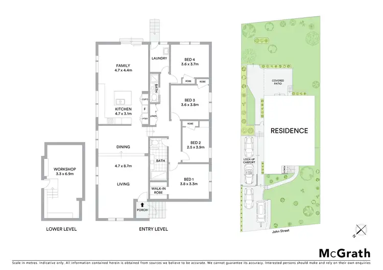 Floorplan of Homely house listing, 43 John Street, Forresters Beach NSW 2260