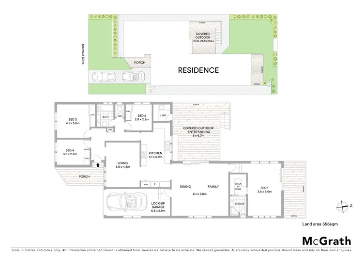 Floorplan of Homely house listing, 35 Mermaid Drive, Bateau Bay NSW 2261