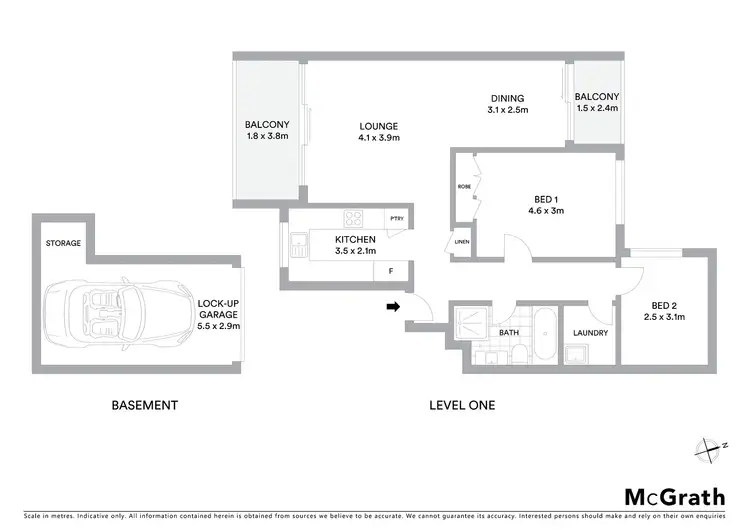 Floorplan of Homely apartment listing, 17/40 Military Road, Neutral Bay NSW 2089