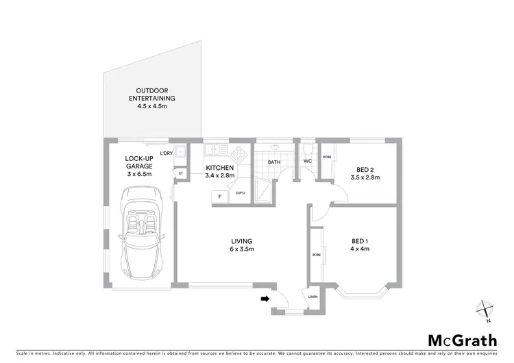 Floorplan of Homely unit listing, 1/349 Greenwattle Street, Wilsonton QLD 4350